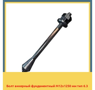 Болт анкерный фундаментный М12х1250 мм тип 6.3 в Семее