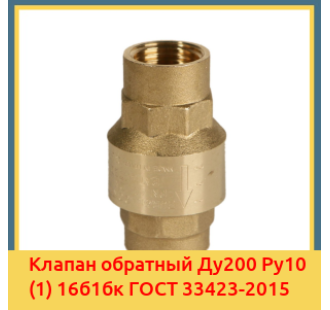 Клапан обратный Ду200 Ру10 (1) 16б1бк ГОСТ 33423-2015 в Семее