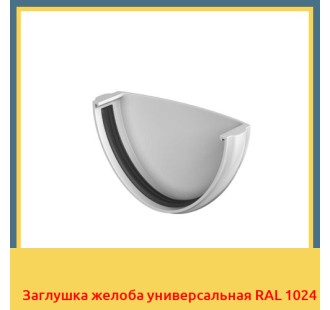Заглушка желоба универсальная RAL 1024 в Семее